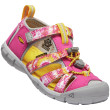 Sandales enfant Keen Seacamp II CNX JR rose / gris multi/keen yellow