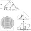 Tente Robens Klondike Grande