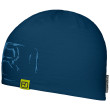 Bonnet Ortovox 120 Tec Logo Beanie bleue petrol blue