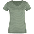 T-shirt fonctionnel femme Fjällräven Abisko Cool T-Shirt W vert /blanc Patina_Green