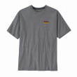 T-shirt homme Patagonia M's Fitz Roy Wild Responsibili-Tee girs Gravel Heather