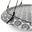 Chaise hamac Hamaka.eu Hangout Pod noir / blanc mandala