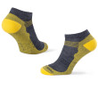 Chaussettes Zulu Merino Summer M gris / jaune