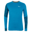 T-shirt homme Salewa Cristallo Warm Amr M L/S Tee. bleue CloisonneBlue