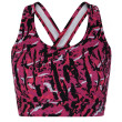 Soutien-gorge sport Dare 2b Swift II Bra rose Neon Pink Zebra Print