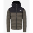 Veste homme The North Face Stretch Down Hoodie girs NewTaupeGreen/TnfBlack