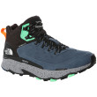 Chaussures homme The North Face Vectiv Exploris Mid Futurelight Leather vert - bleu MontereyBlue/TnfBlack