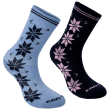 Chaussettes femme Kari Traa Vinst Wool Socks 2Pk bleue ROY