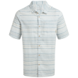 Chemise homme Craghoppers Cartwright Short Sleeved Shirt bleue Niagara Blue Stripe