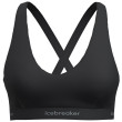 Soutien-gorge sport Icebreaker W Mer 125 Cool-Lite Sprite Racerback Bra vert Black