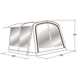 Auvent tente Outwell Universal Awning Size 4