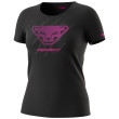 T-shirt femme Dynafit Graphic Co W S/S Tee vert Black Out