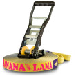 Slackline Gibbon Bananalama XL Treewear Set jaune / rose