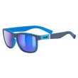 Lunettes soleil Uvex Lgl 39 bleue Grey Mat Blue / Mirror Blue