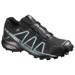 Chaussures femme Salomon Speedcross 4 GTX® W noir / argenté Black/Black/MetallicBubbleBlue