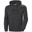 Sweat-shirt homme Helly Hansen Hh Logo Hoodie girs Ebony Melange