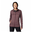 Sweat-shirt femme Columbia W Park View Grid Fleece Full Zip violet Moonvista