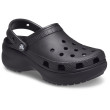 Pantoufles femme Crocs Classic Platform Clog W vert Black