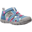 Sandales enfant Keen Seacamp II CNX JR bleu / rose coronet blue/hot pink