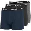 Caleçon homme Zulu Merino 160 3-pack mix1 black+grey melange+navy