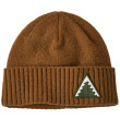 Bonnet d'hiver Patagonia Brodeo Beanie brun Dawn Tracks Patch: Shelter Brown