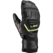 Gants ski Leki WCR Team 3D Junior Mitt noir/vert black-ice lemon