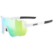 Lunettes soleil Uvex Sportstyle 236 Set blanc white matt