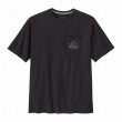 T-shirt homme Patagonia M's Chouinard Crest Pocket Responsibili-Tee vert Ink Black