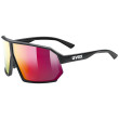 Lunettes sport Uvex Sportstyle 237 noir / rouge Black Matt/Mirror Red