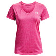 T-shirt fonctionnel femme Under Armour Tech SSV - Solid 2023 rose Electro Pink / Halo Gray / Metallic Silver