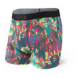 Caleçon Saxx Quest Boxer Brief Fly rouge / gris GreenVividForest