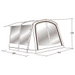 Auvent tente Outwell Universal Awning Size 2