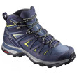 Chaussures femme Salomon X Ultra 3 Mid Gtx W bleue CrownBlue/EveningBlue/SunnyLime