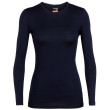 T-shirt femme Icebreaker W's 200 Oasis LS Crewe bleu foncé MidnightNavy