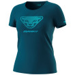 T-shirt femme Dynafit Graphic Co W S/S Tee bleue Petrol