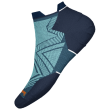 Chaussettes femme Smartwool Run Targeted Cushion Low Ankle Socks bleu / bleue claire twilight blue