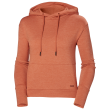 Sweat-shirt femme Helly Hansen W Lifa Tech Lite Hoodie rouge Terracotta