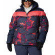 Veste d'hiver femme Columbia Abbott Peak Insulated Jacket bleu / rose Nocturnal Lookup, Nocturnal, Neon Sun