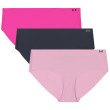 Culotte femme Under Armour Pure Stretch NS HIP mix3 Rebel Pink / Pink Dawn / Downpour Gray