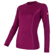 T-shirt fonctionnel femme Sensor Merino Wool Active dl.r. violet Lilla