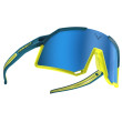 Lunettes soleil Dynafit Trail Evo Sunglasses bleu / jaune Mallard Blue/yellow