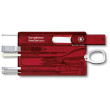 Coteaux swisses carte Victorinox SwissCard Classic rouge