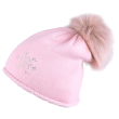 Bonnet de ski femme Sherpa Nadia rose clair Rose