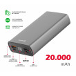 Banque d'énergie Swissten Aluminum 20000 mAh