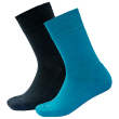 Chaussettes enfant Devold Daily Merino Medium Sock 2Pk Kid bleue MOON MIX