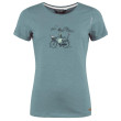 T-shirt femme Chillaz Gandia Tyrolean Trip vert foncé dark green