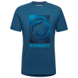 T-shirt homme Mammut Trovat T-Shirt Men Mammut bleue Deep Ice