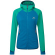 Sweat-shirt femme Mountain Equipment W's Eclipse Hooded Jacket bleu / vert Mykonos/Deep Green