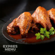 Repas prêt à manger Expres menu Ailes de poulet au miel et au piment 30