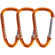 Mousquetons auxiliaires Zulu S 3-pack orange orange